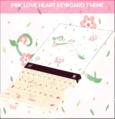 Pink Love Keyboard GO App android App screenshot 0